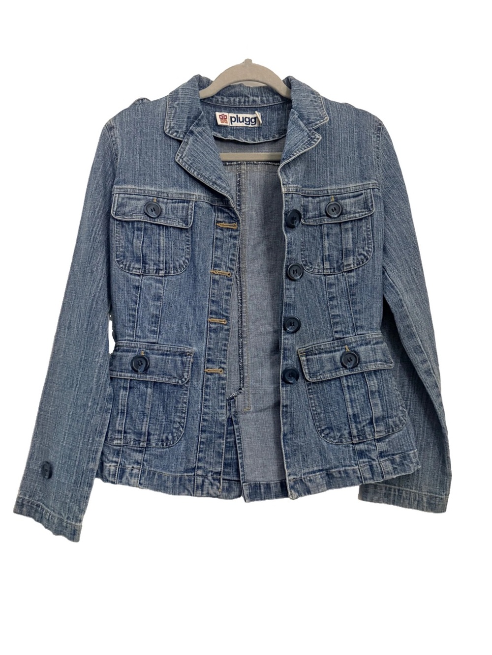 Vintage Plugg Denim Jacket EUC Small